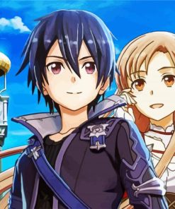 Sword Art Online Anime Characters pâint by numbers