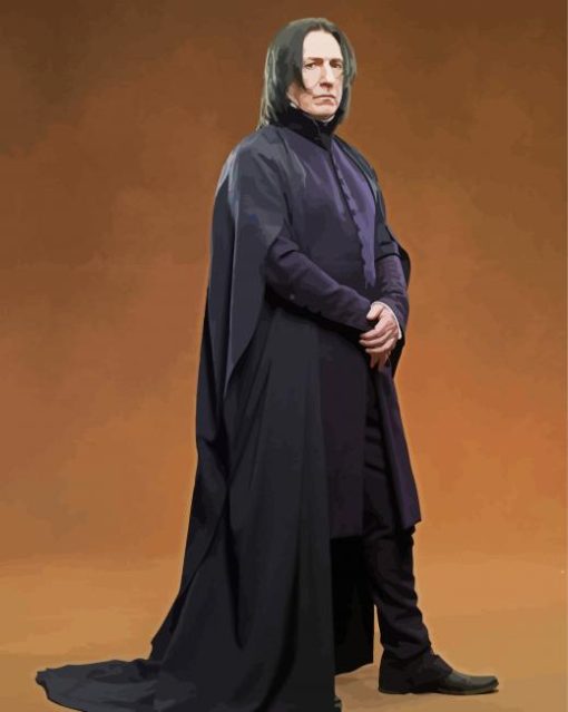 Professor Severus Snape Character paint by numbers