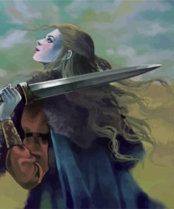 Shield Maiden paint by numbers