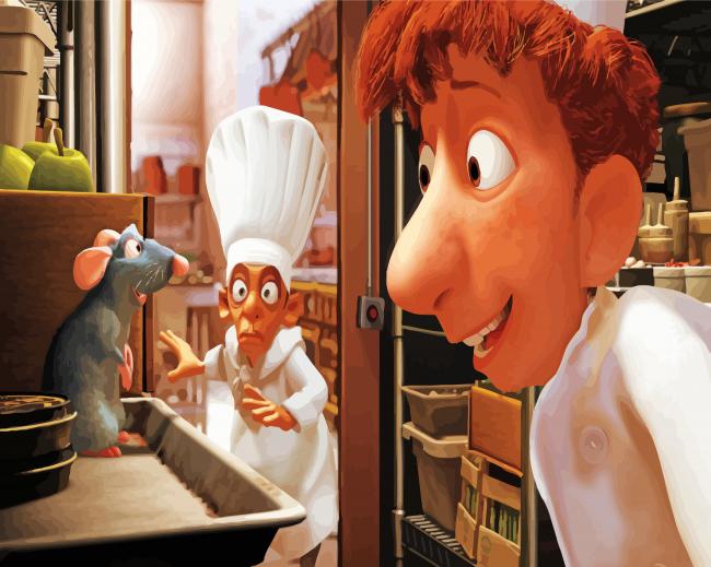 Remy Skinner And Alfredo Linguini paint by numbers