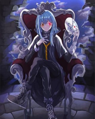 Rimuru Beautiful Girl paint by numbers