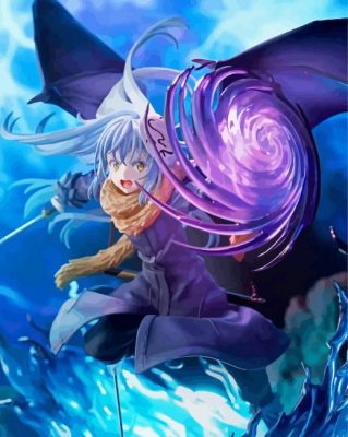 Rimuru Pretty Character paint by numbers