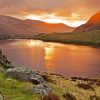 Snowdonia National Park At Sunset paint by numbers