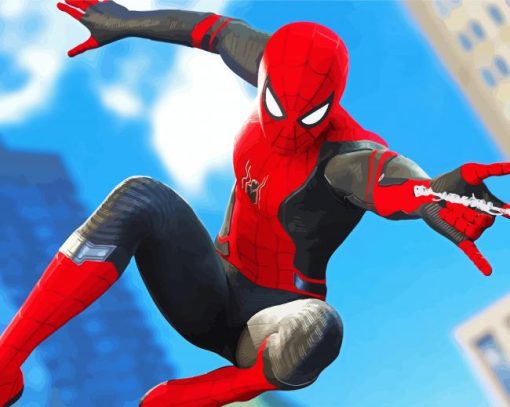 The Superhero Spiderman paint by numbers