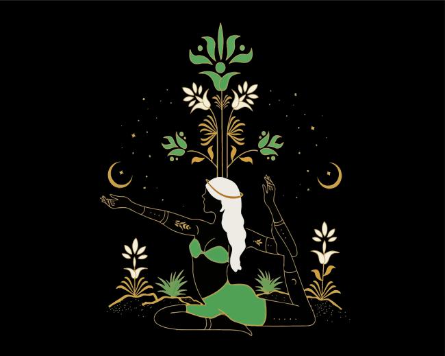 Spiritual Woman Art paint by numbers