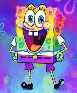 Spongebob Character paint by numbers