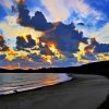 Alderney Beach Sunset paint by numbers