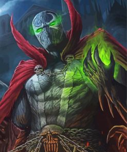 Supervillain Spawn paint by numbers