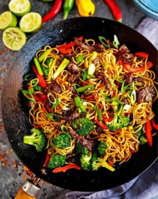 Delicious Noodles paint by numbers