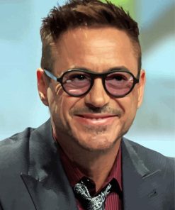 Robert Downey Jr paint by numbers