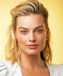 Margot Robbie paint by numbers