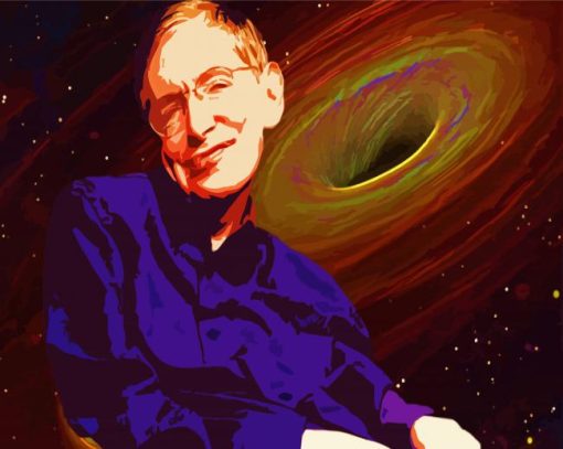 Stephen Hawking paint by numbers