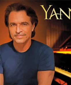 The Musician Yanni paint by numbers