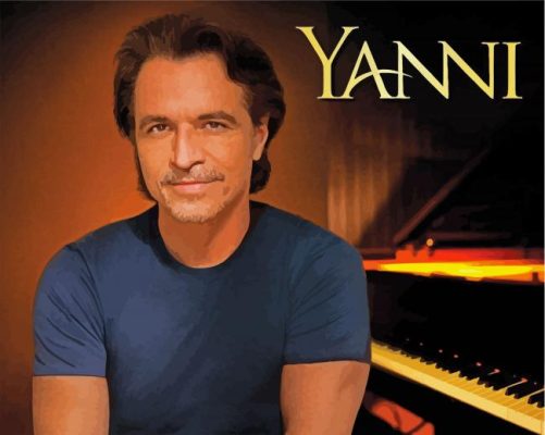 The Musician Yanni paint by numbers