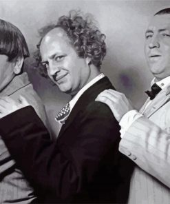 The Three Stooges paint by numbers