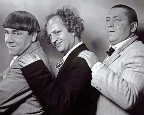 The Three Stooges paint by numbers