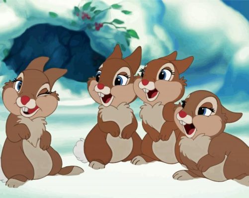 Thumper Bunnies paint by numbers