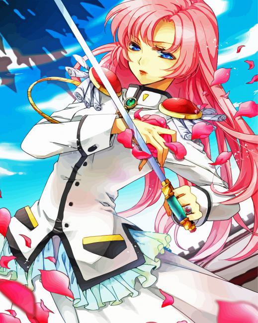 Utena Tenjô With Sword paint byh numbers