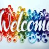 Welcome Colorful Quote paint by numbers