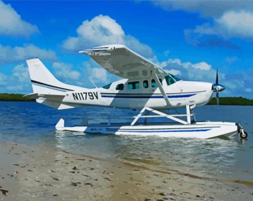 Seaplane Landing Area paint by numbers