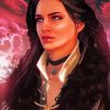 Yennefer Character paint by numbers