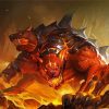 The Wild Cerberus Character paint by numbers