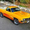 Cool Yellow Ford Ranchero paint by numbers