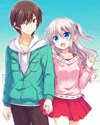 Yuu Otosaka And Nao Tomori paint by numbers