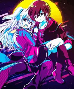 Yuu Otosaka And Nao Tomori Pop Art paint by numbers