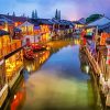 Zhouzhuang Water Town Night paint by numbers