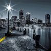 Beautiful City In Black And White paint by numbers