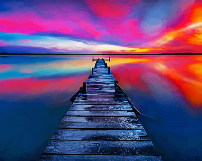 Wonderful Sunset Seascapes paint by numbers
