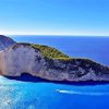 Aesthetic Greek Island Landscape paint by numbers
