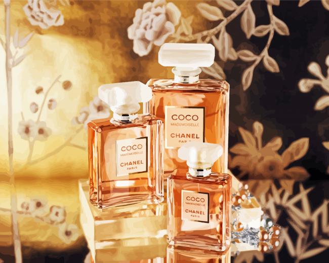 Aesthetics Chanel Perfume Bottles paint by numbers