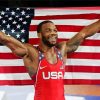 The American Athlete Jordan Burroughs paint by numbers