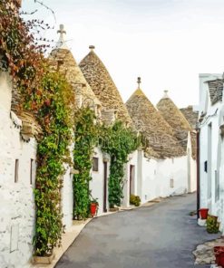 Alberobello Neighborhood paint by numbers