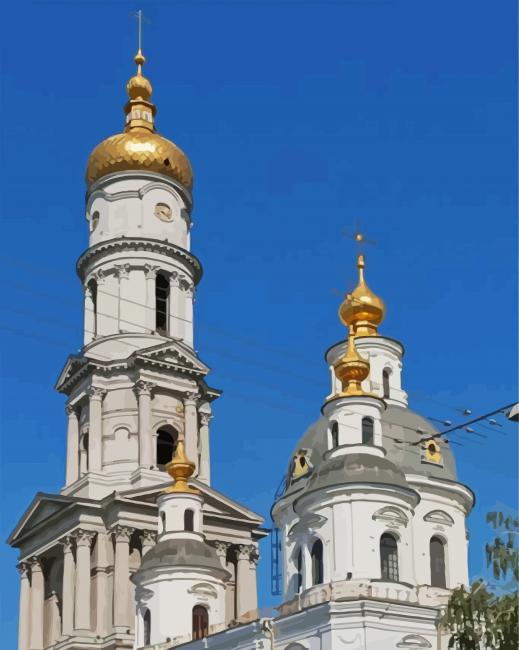 Aesthetic Assumption Cathedral paint by numbers