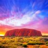 Ayers Rock Uluru At Sunset paint by numbers