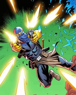Aesthetic Baron Zemo paint by numbers