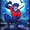 Dick Grayson Nightwing paint by numbers