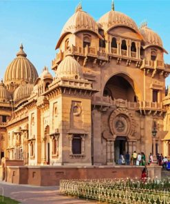 Aesthetic Belur Math Temple paint by numbers