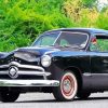 Black 1949 Ford Car paint by numbers