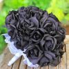 Black Floral Bouquet paint by numbers