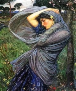 Borée By John William Waterhouse paint by numbers