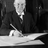 Monochrome Of Calvin Coolidge paint by numbers