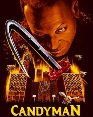 Candyman Movie Poster paint by numbers