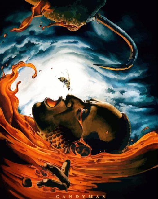 Candyman Movie Art paint by numbers