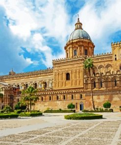 Aesthetic Cattedrale Di Palermo paint by numbers