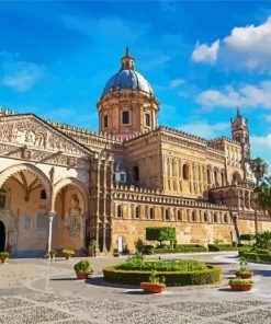 Cattedrale Di Palermo Building paint by numbers