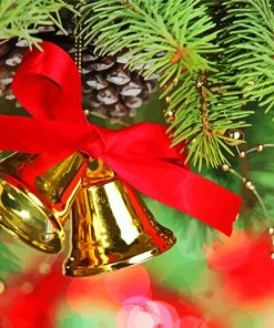 Christmas Handbells Decoration paint by numbers